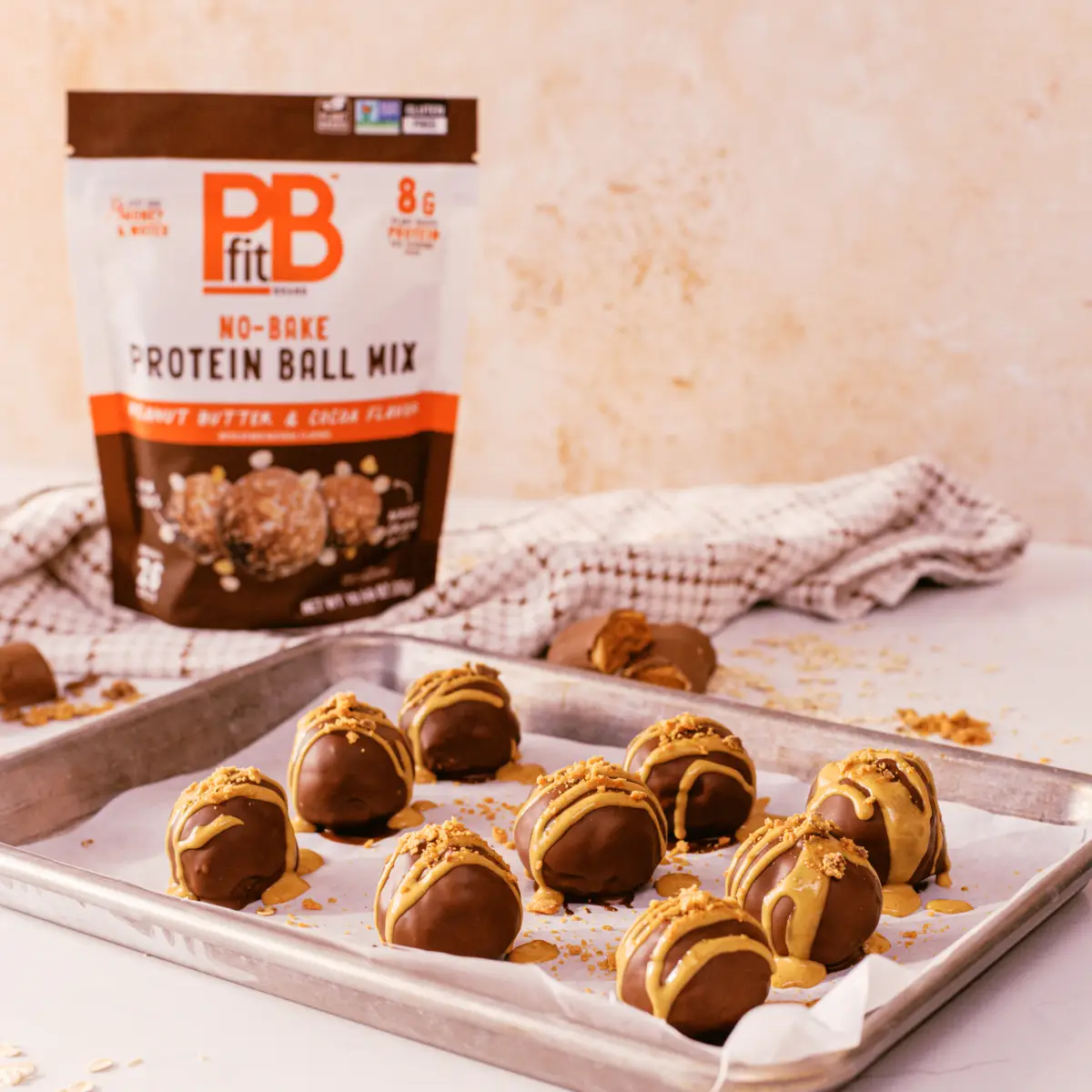 Butterfinger Cocoa Protein Balls