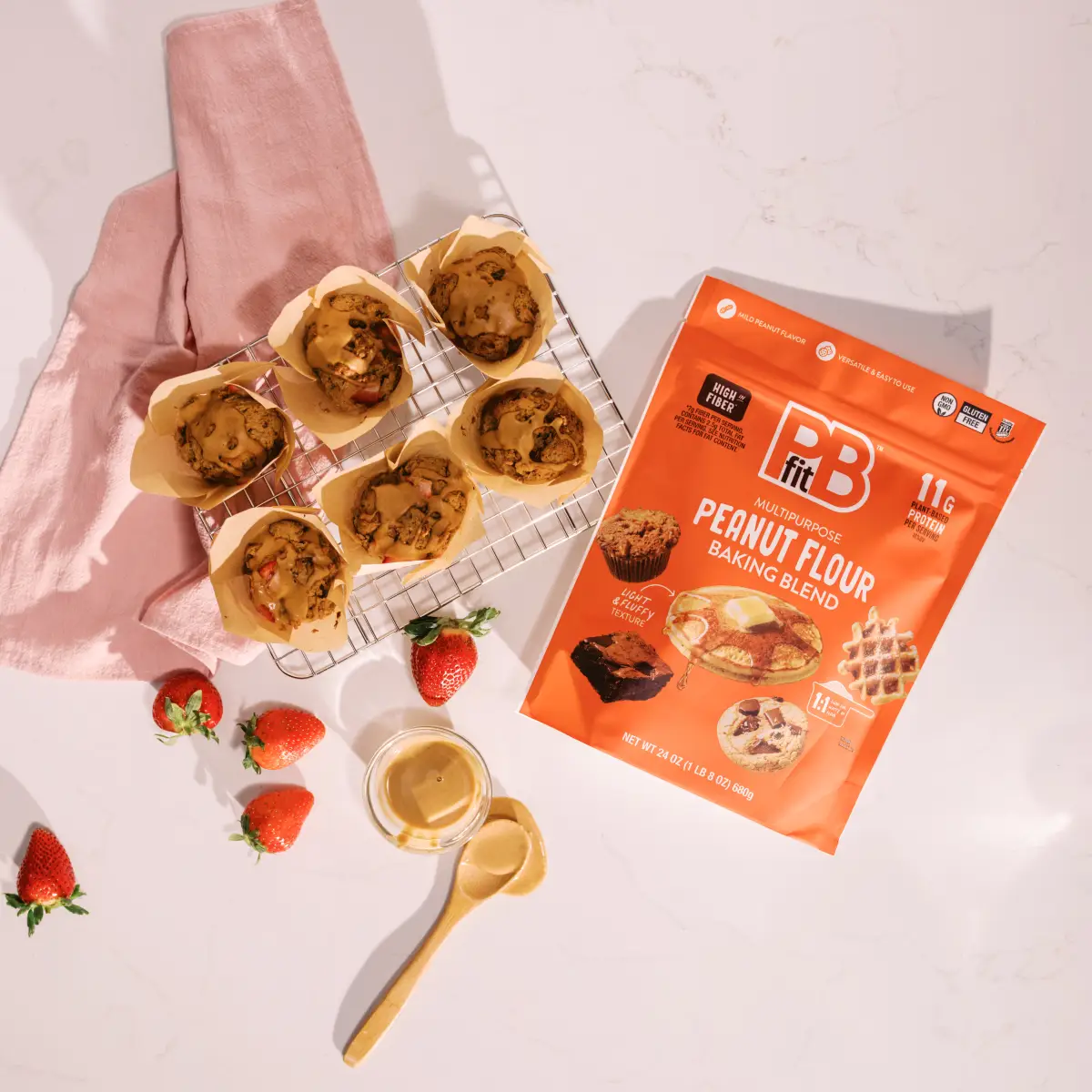 Gluten Free Strawberry Muffins