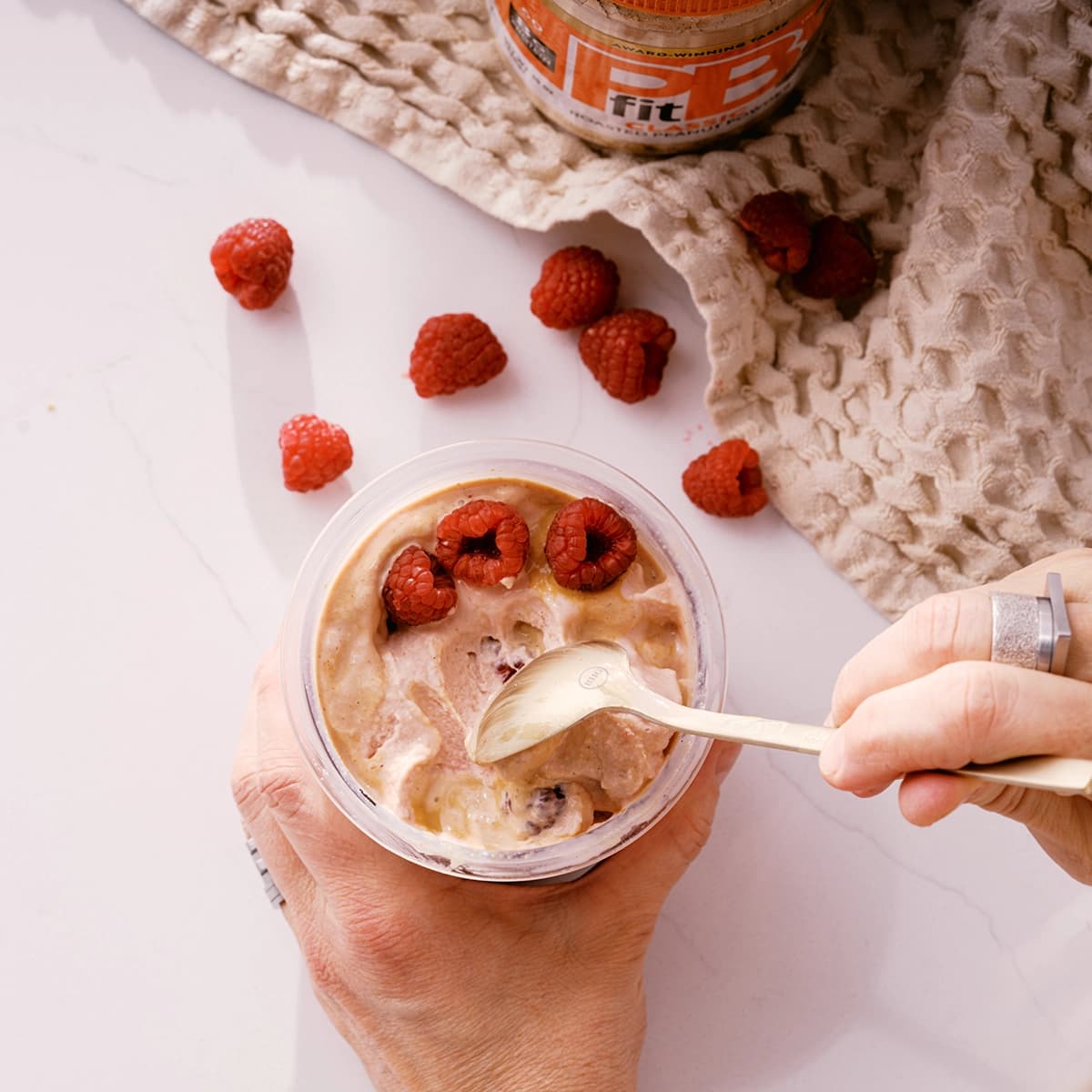 Ninja Creami Peanut Butter Frozen Yogurt