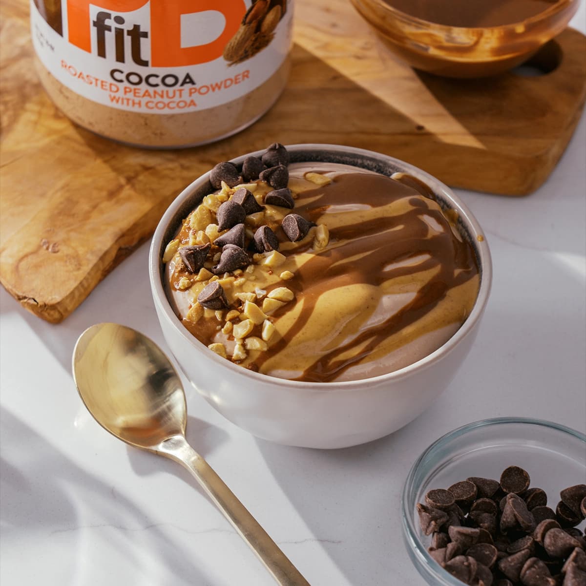 PBfit Chocolate Cottage Cheese Bowl