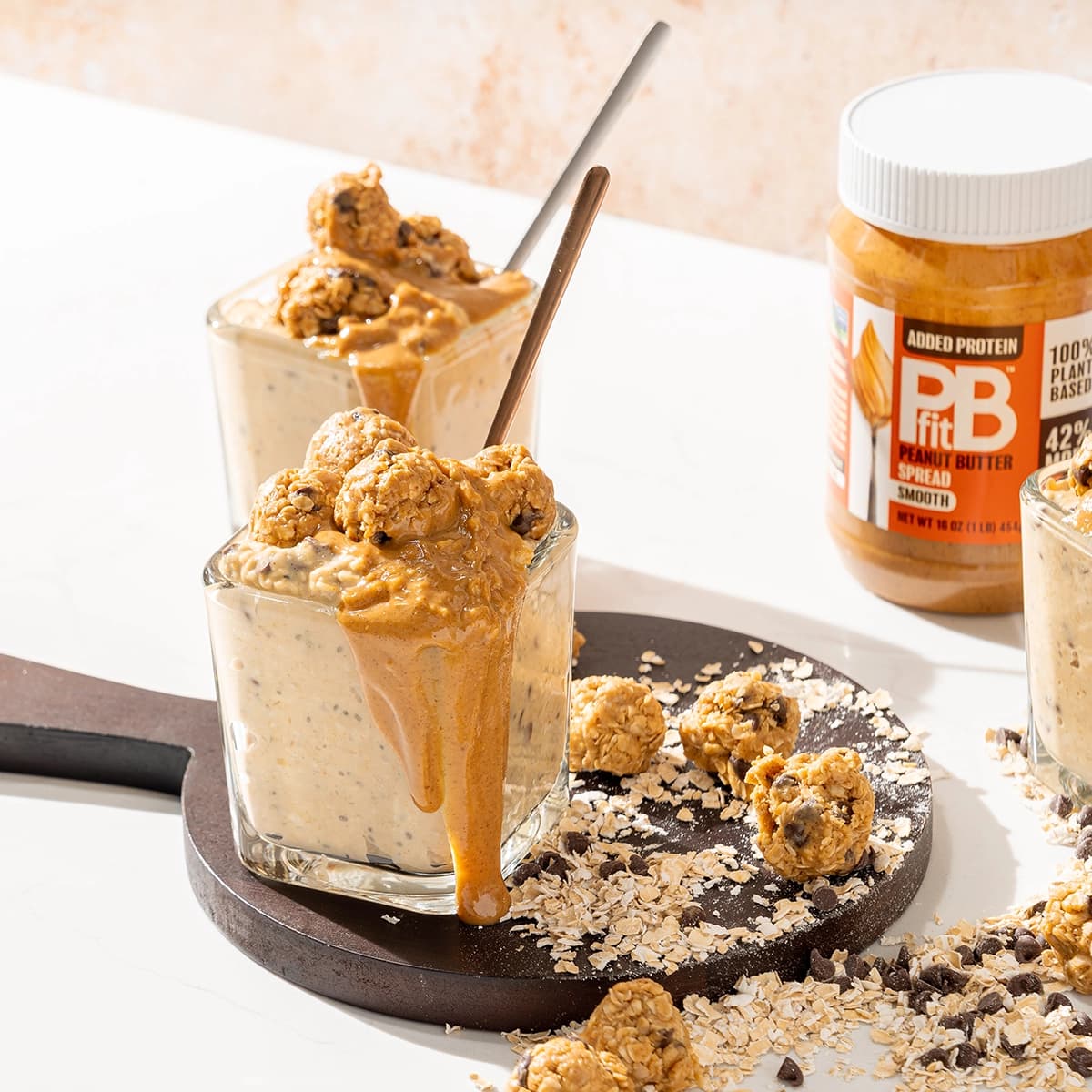 PBfit Cookie Dough Overnight Oats