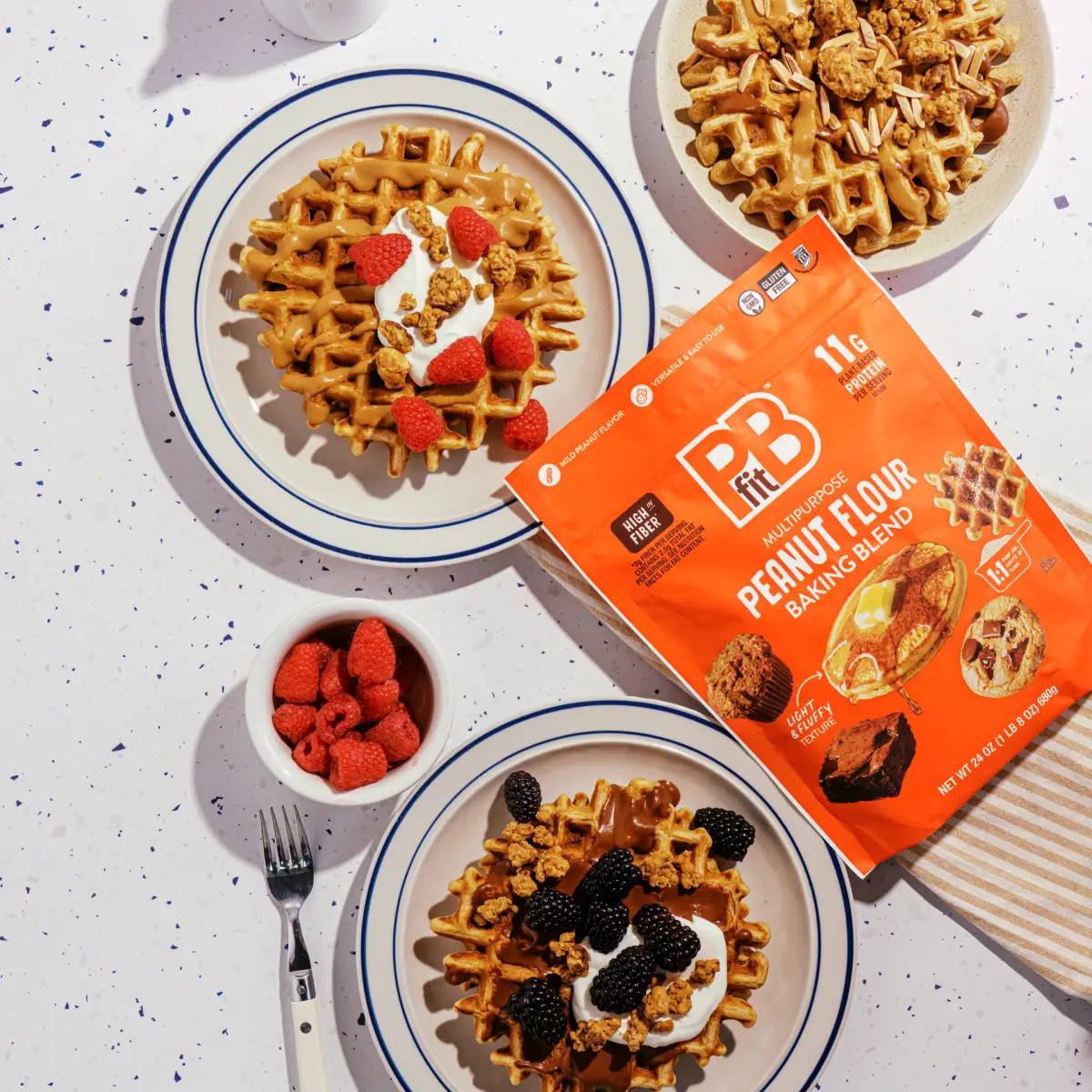 PBfit Gluten-Free Waffles