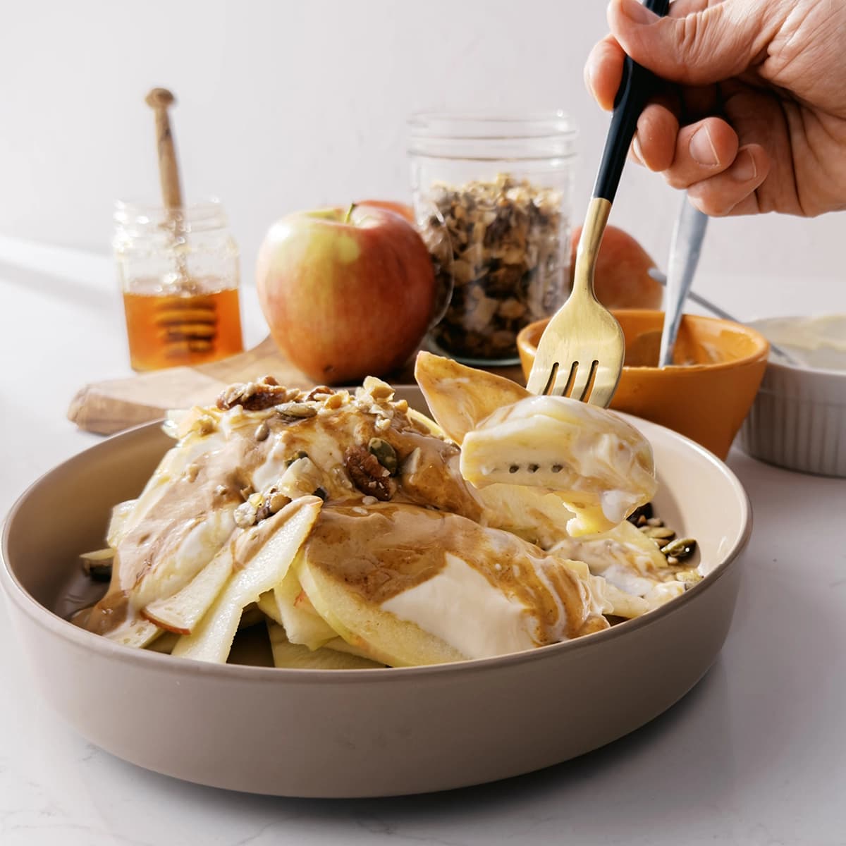PBfit Protein Yogurt Apple Salad
