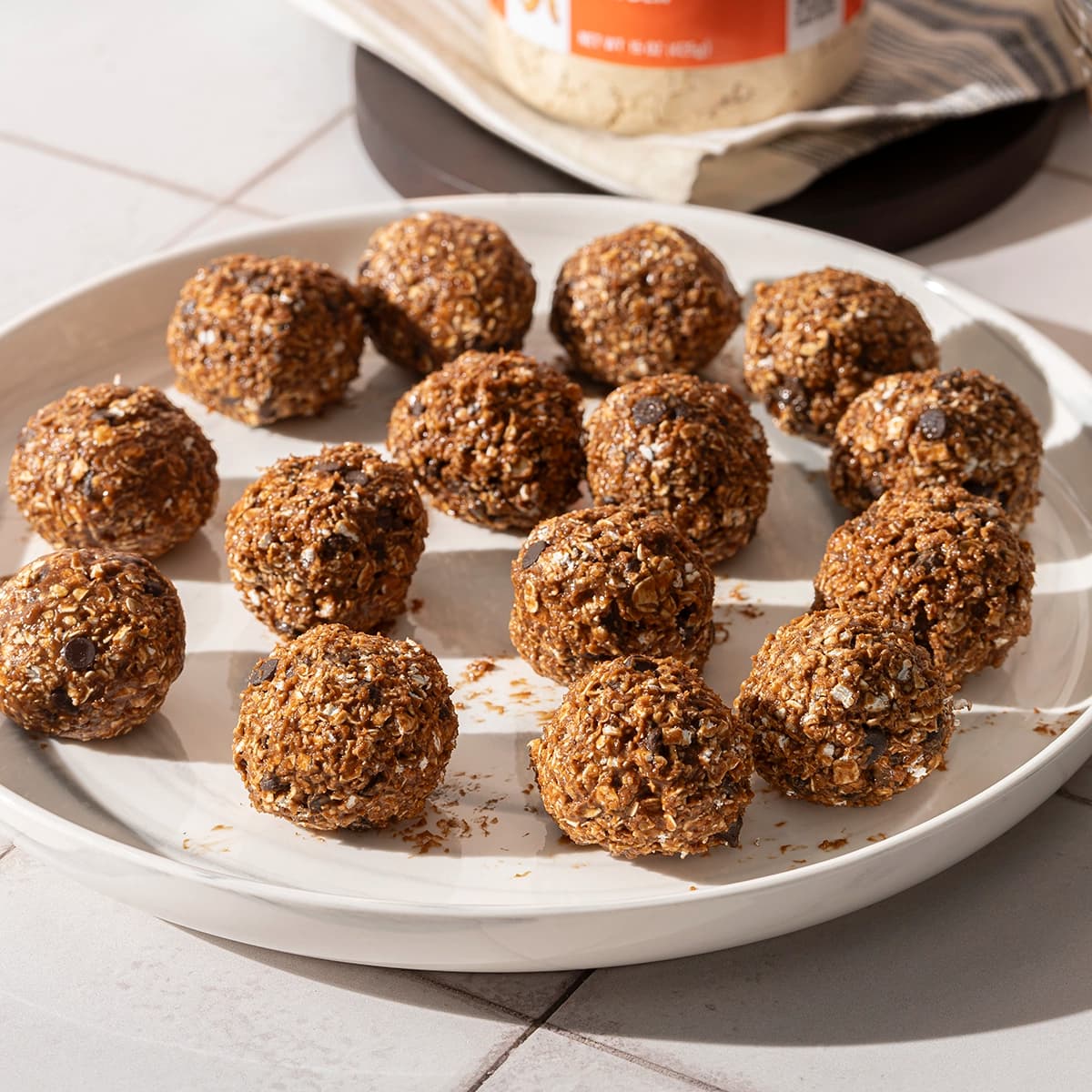 Peanut Butter Chocolate Protein Balls