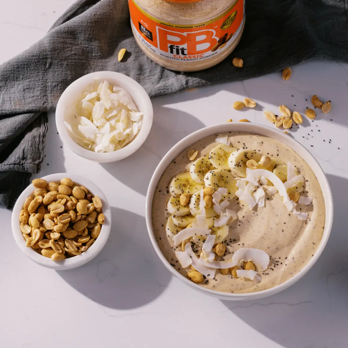  Peanut Butter Smoothie Bowl