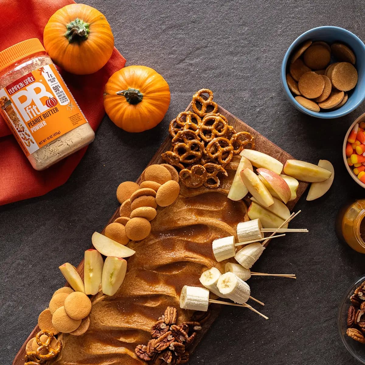 Pumpkin Spice Peanut Butter Board