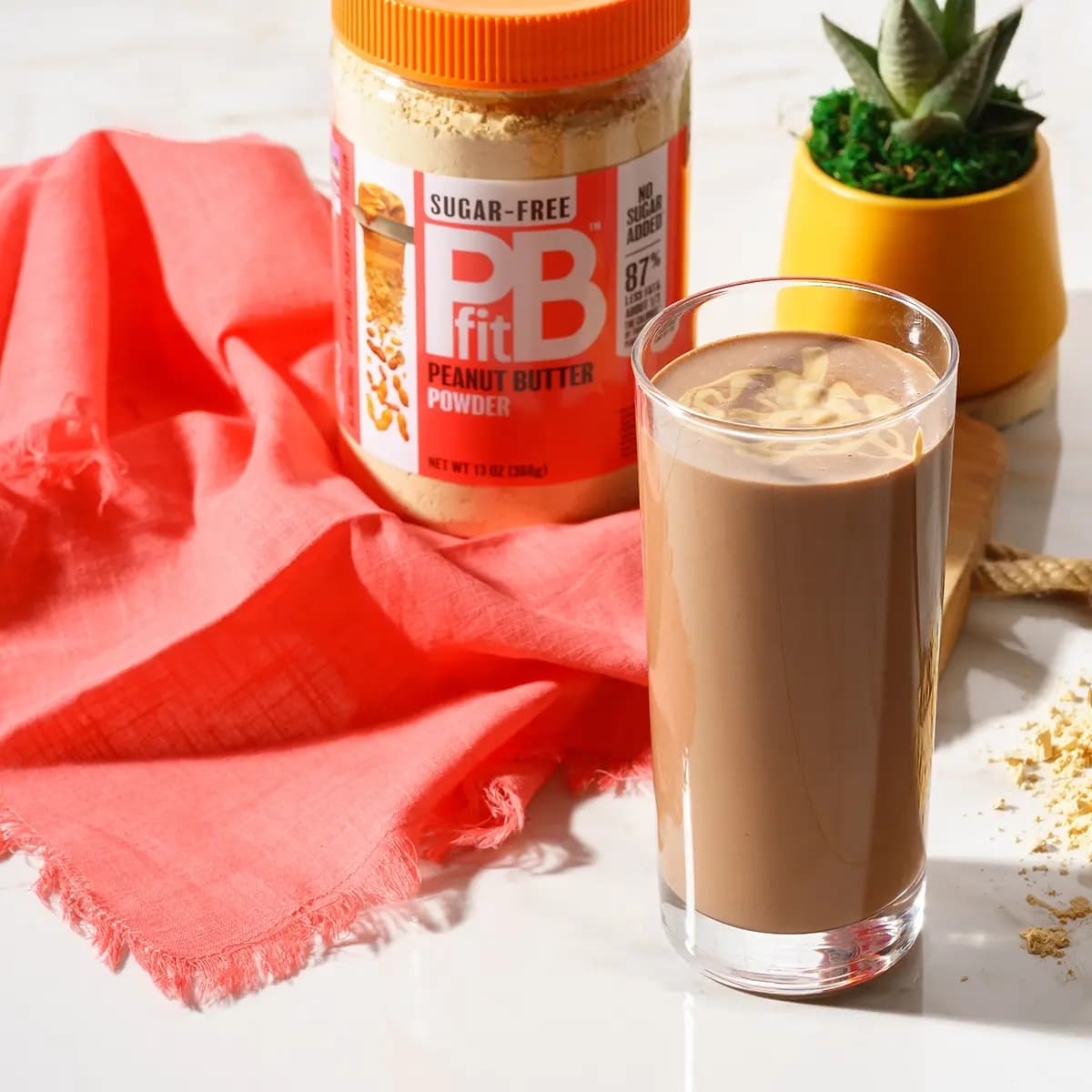 Sugar-Free Peanut Butter Chocolate Smoothie