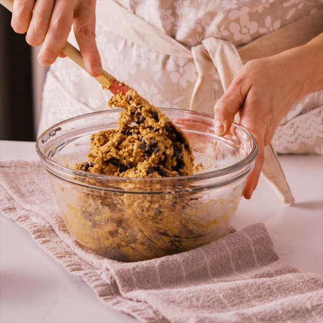 Step 2: Mixing the ingredients until combined