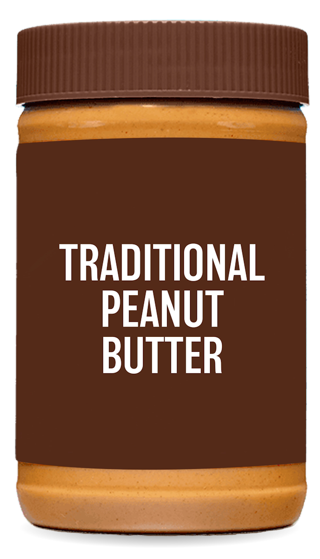 Jar of Traditional Peanut Butter