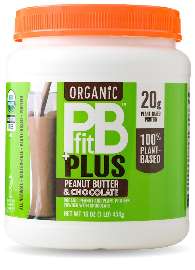 PBfit Vegan Organic Plus Chocolate Peanut Butter Protein Powder