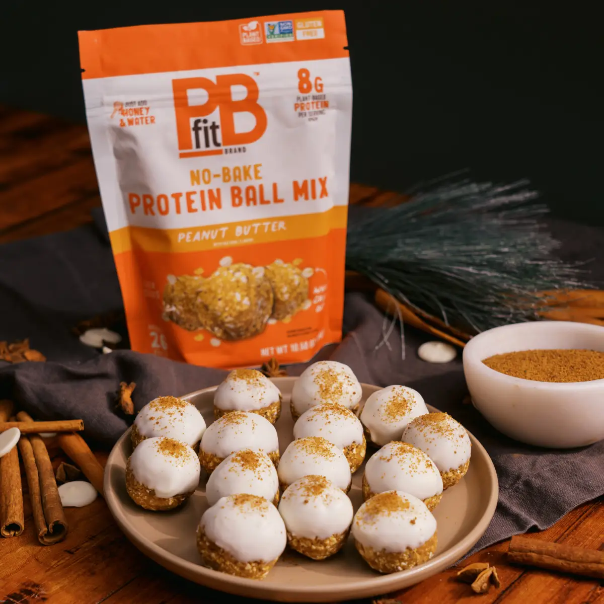 Gingerbread Protein Balls