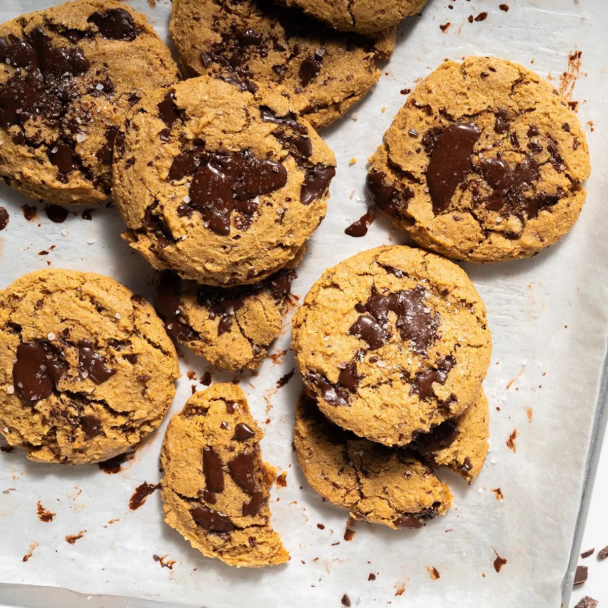 Gluten-Free Peanut Butter Chocolate Chunk Cookies