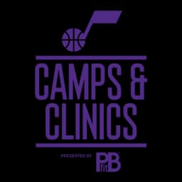 Utah Jazz Camps & Clinics Sticker
