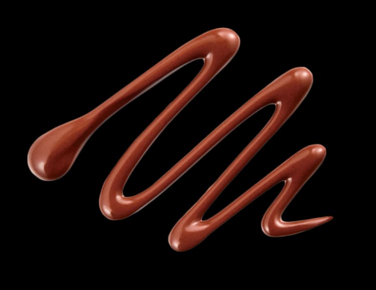 Cocoa drizzle